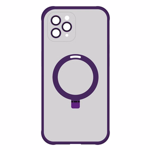 Dėklas telefonui su stovu MagSafe IPhone 11 Pro Max (m) - violetinis