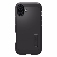 Spigen Tough Armor Magnetinis dėklas su stovu iPhone 16 - juodas