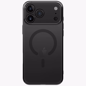 Uniq Airsuit dėklas telefonui iPhone 17 Pro Max Magclick įkrovimas - juoda