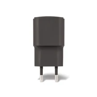 Forever TC-01 įkroviklis 1x USB 2A juodas + USB-C kabelis