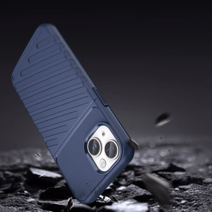Thunder Case iPhone 14 - apsaugos dėklas - mėlynos spalvos