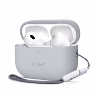 Tech-Protect silikoninis dėklas Apple AirPods Pro 1 / 2 - pilkas