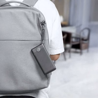 Power Bank Veger "W1116" juodas 10000mAh (PD / QC3.0) + integruotas 3in1 laidas