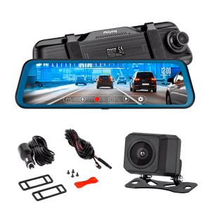 Peiying Basic L200 4K rear-view mirror dash cam with reversing camera