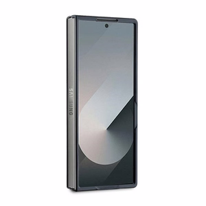 Guess 4G Blizgus Užrašas Dėklas telefonui Samsung Galaxy Z Fold 6 - Juoda