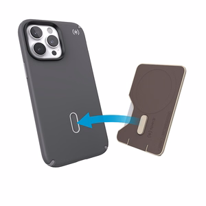 Speck ClickLock magnetinė piniginė, skirta MagSafe, „Pale Oak / Dark Umber“ spalvos