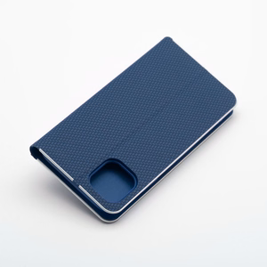 Dėklas telefonui LUNA Book Carbon for SAMSUNG A33 5G - mėlynas (m)