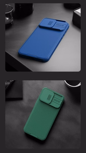 Dėklas Nillkin CamShield Pro Apple iPhone 15 Pro Max žalias