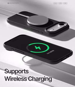Чехол Mercury Pure MagSafe Silicone для Apple iPhone Air чёрный