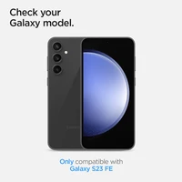 Spigen Glas.tR EZ Fit Optik apsauginis stiklas kamerai Samsung Galaxy S23 FE - juodas, 2 vnt.