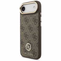 Guess 4G Strass Logo Magnetinis dėklas telefonui iPhone Air - ruda