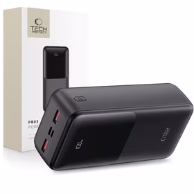 Išorinė baterija Tech-Protect PB03 30000mAh 22.5W - juoda