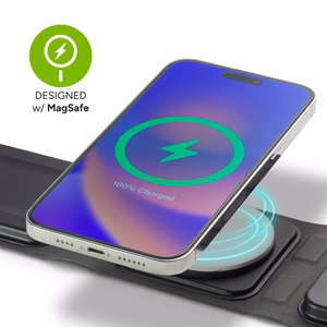 mophie 3in1 kelioninis MagSafe įkroviklis su adapteriu EU, juodas