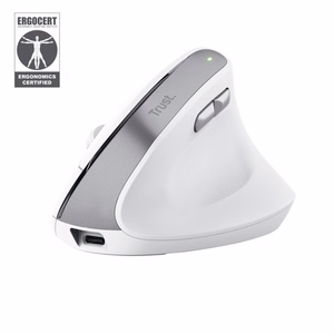 MOUSE USB OPTICAL WRL BAYO II/ERGO WHT 25398 TRUST