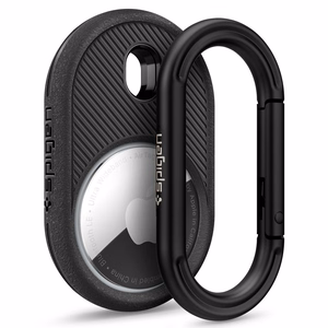 Spigen Vault dėklas Apple AirTag įrenginiui – matinė juoda