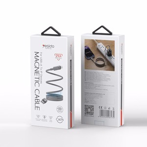 YESIDO MAGNETIC LAIDAS  CA174 12W USB/LIGHTNING 1M 2.4A GREY