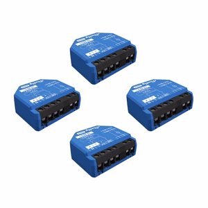Shelly 1 Gen3 4 vnt. valdiklių rinkinys WiFi/Bluetooth