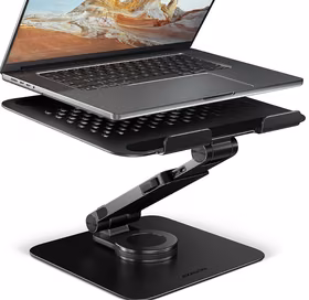 Nešiojamo kompiuterio stovas 10-17" sukamas aliuminis STND-LRB Axagon