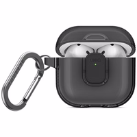 Uniq Glase Pro dėklas AirPods 4 - juodas