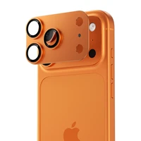 Benks Temperaudonas glass Glass Warrior Metal Integrated Lens Protector (C069) Iphone 17 Pro (lens 3 pieces) oranžinis