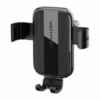 Automatinis automobilinis telefono laikiklis "Vention KCTB0" su spaustuku, juodas