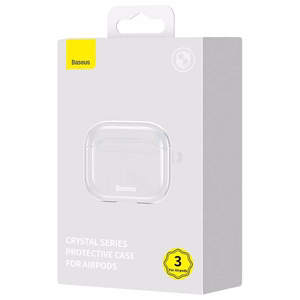 Baseus Crystal permatomas dėklas AirPods 3 ausinėms