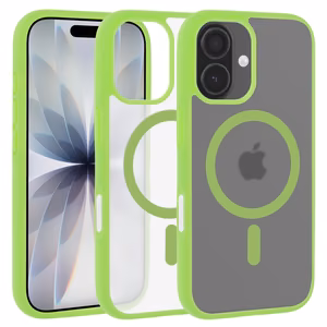 Liavec minkštas dėklas skirtas Iphone 17 žalias