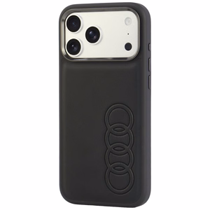 Audi TT sintetinės odos dėklas, skirtas iPhone 18 Pro Max / 17 Pro Max, suderinamas su MagSafe – juodas