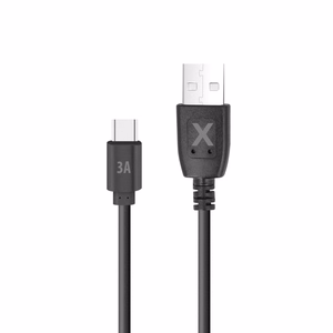 Maxlife kabelis USB - USB-C 0,5 m 3A juodas
