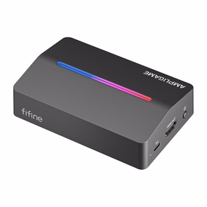 Fifine V3, HDMI į USB-A vaizdo įrašymo plokštė (juoda)