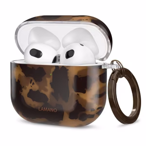Tech-Protect Lamano deklas AirPods 4 - rudas ir juodas