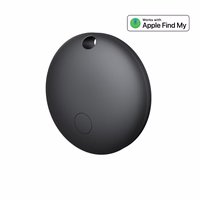 Setty lokatorius FindMy round TFO TAG 01 black + etui