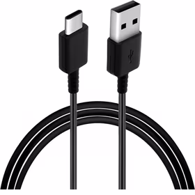 Samsung EP-DR140ABE USB-A - USB-C 0.8m kabelis (didmeninė – pakaitinė pakuotė) – juodas
