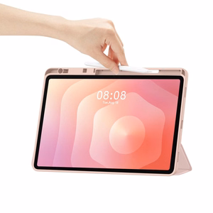 Tech-Protect SmartCase Pen dėklas planšetei Samsung Galaxy Tab S11 11.0 X730 / X736 - rožinis