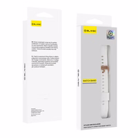 Blavec universali laikrodžio juosta SB-01 Active silikoninė balta