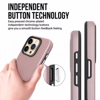 "Vmax" trikampis dėklas "Samsung Galaxy S24 Plus" rožinio aukso spalvos