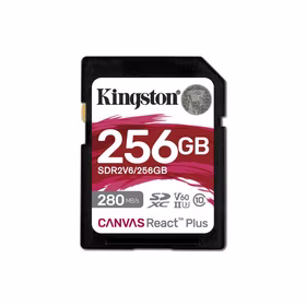 Kingston Technology Canvas React Plus 256 GB SDXC UHS-II Klasės 10