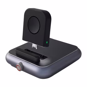 "Joyroom" JR-WQW03 magnetinis įkroviklis "Apple Watch" laikrodžiui (juodas)