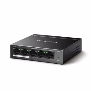Mercusys 5 prievadų Gigabit stalinis komutatorius su 4 prievadais PoE+