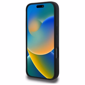 Karl Lagerfeld KLHMP16XSKCHTCK iPhone 16 Pro Max 6.9" kietasis silikoninis dėklas telefonui su Karl & Choupette spauda ir Magnetine MagSafe funkcija, juodas