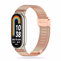 TECH-PROTECT MILANESEBAND XIAOMI SMART BAND 8 / 9 / NFC ROŽINIS AUKSINIS