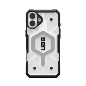 UAG Pathfinder skaidrus Magnetinis dėklas iPhone 16 Plus - baltas