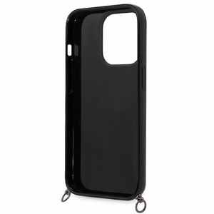 Karl Lagerfeld KLHCP14XSTSTP iPhone 14 Pro Max 6.7 "kietas dėklas rožinis / rožinis Spalvotos Juostelės Dirželis