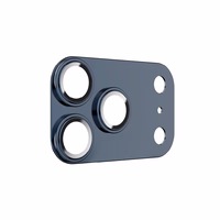 Benks grūdintas stiklas Glass Warrior metalinė integruota objektyvo apsauga (C069) Iphone 17 Pro (3 objektyvai) mėlyna