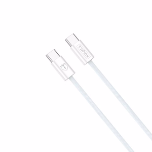 T-PHOX LAIDAS CC15 SERIJOS USB-C/USB-C 60W 3A 2M BALTAS