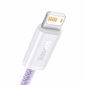 Baseus Dynamic kabelis USB į Lightning, 2.4A, 2m (violetinis)