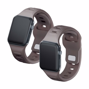 42/44/45/46/49 mm Taupe (big) - 3mk Silicone Watch Strap for Apple