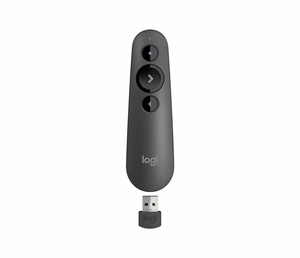 Pristatymo pultelis/rodyklė R500S/grafitas 910-005843 LOGITECH