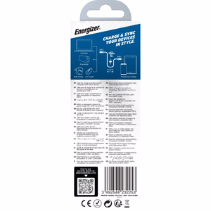 Energizer Ultimate C541CKBK USB-C–USB-C įkrovimo ir duomenų laidas, 2 m, 100 W, juodas