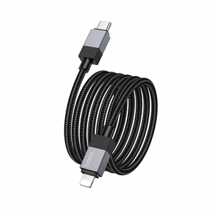Glass Gold grūdinto stiklo ekrano apsauga Cable USB C to Lightning Hoco PD 27W 1 m X110